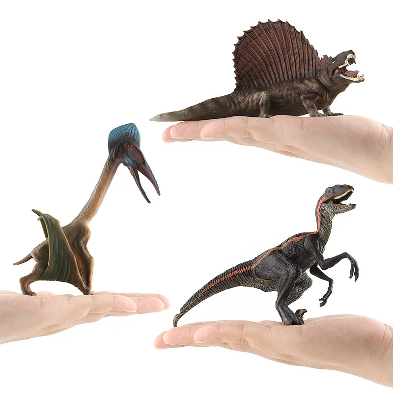 Dinosaurios de juguete статическое состояние Пластиковые Твердые игрушки модель