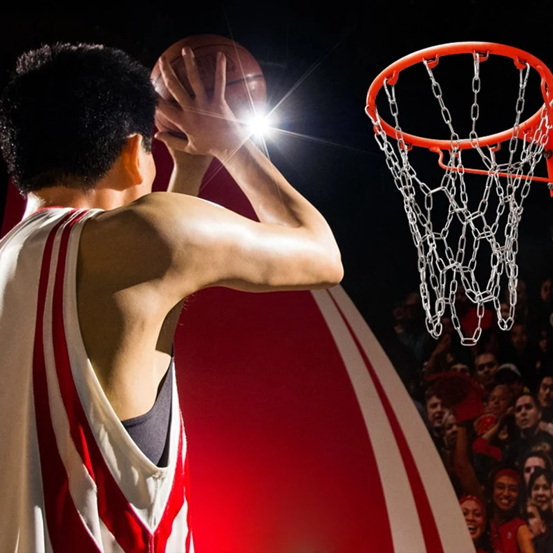 

Sports Heavy Duty Galvanized Steel Chain Basketball Net Basketball Hoop Sports and Fitness