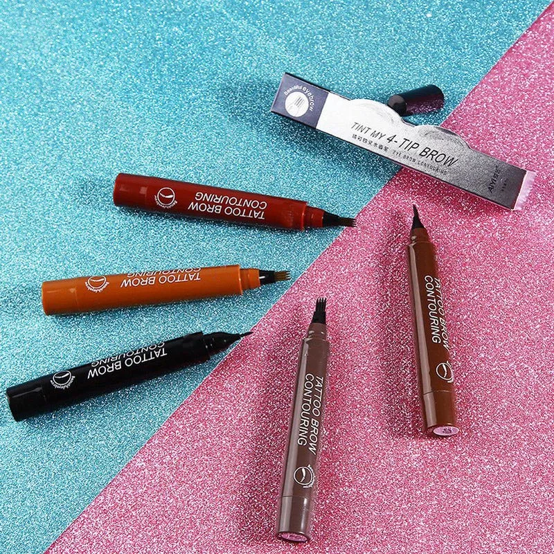 Жидкий карандаш для бровей не блекнет водонепроницаемый долговечный