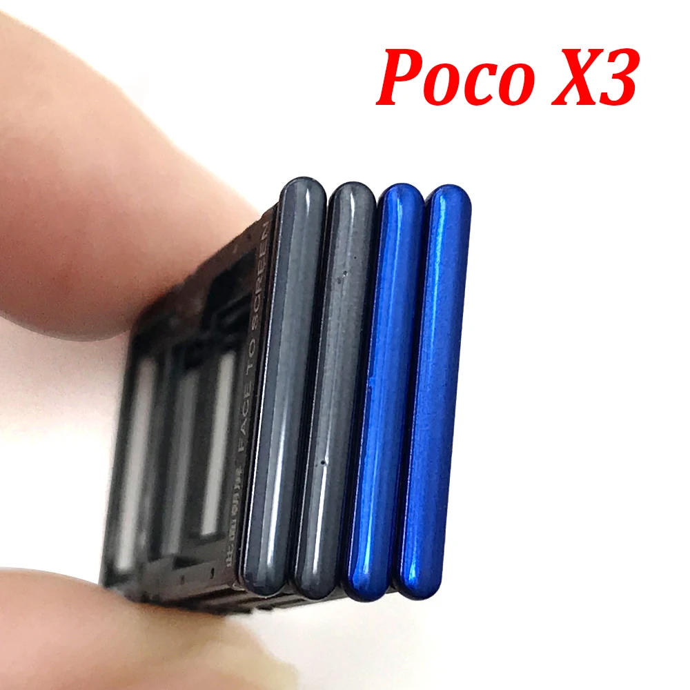 10 шт./лот новинка для Xiaomi Mi Mi10 Pro Poco X3 MI 10T микро нано сим-карты держатель лотка Слот