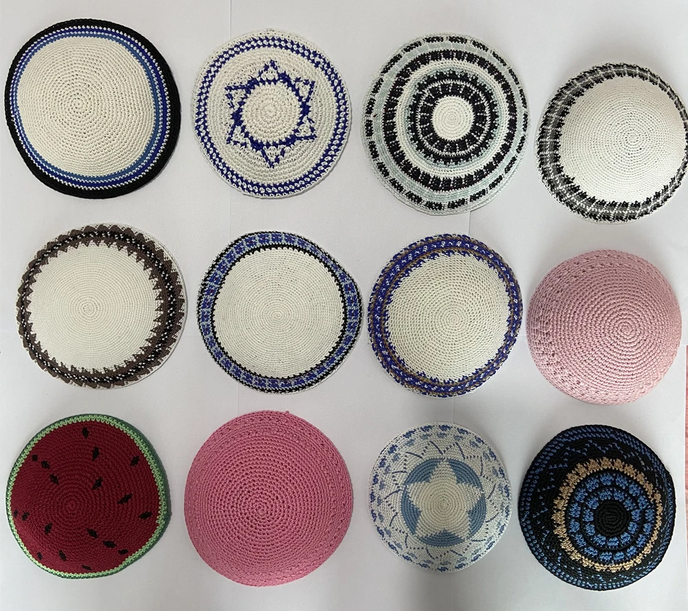 Вязаный Kippah Kippa Kipot Kipa Топ Kippot высокое качество Yarmulkes Yarmulka|Мусульманская одежда| |