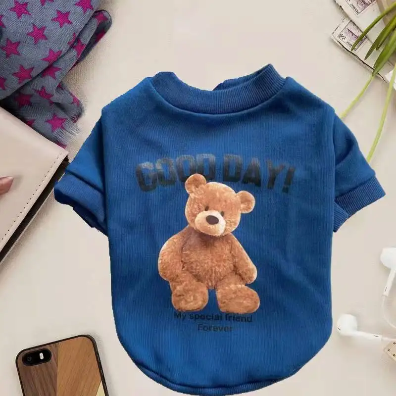 

Cute Pet Dog Clothes Winter Warm Jacket Coat For Small Medium Dogs Puppy Casual Wear Bear Pattern Puppy Cat Dog Clothes Outfit