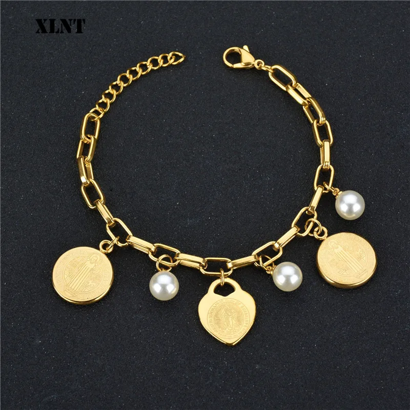 XLNT бусина в форме сердца девственница искусственный жемчуг день Святого