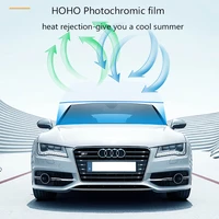 hohofilm 20 75vlt photochromic film car auto window tint changed visible light car windshield heat rejection sun control film