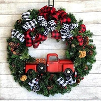 christmas wreaths on the door artificial garland door hanging decorative supplies for christmas party decoration