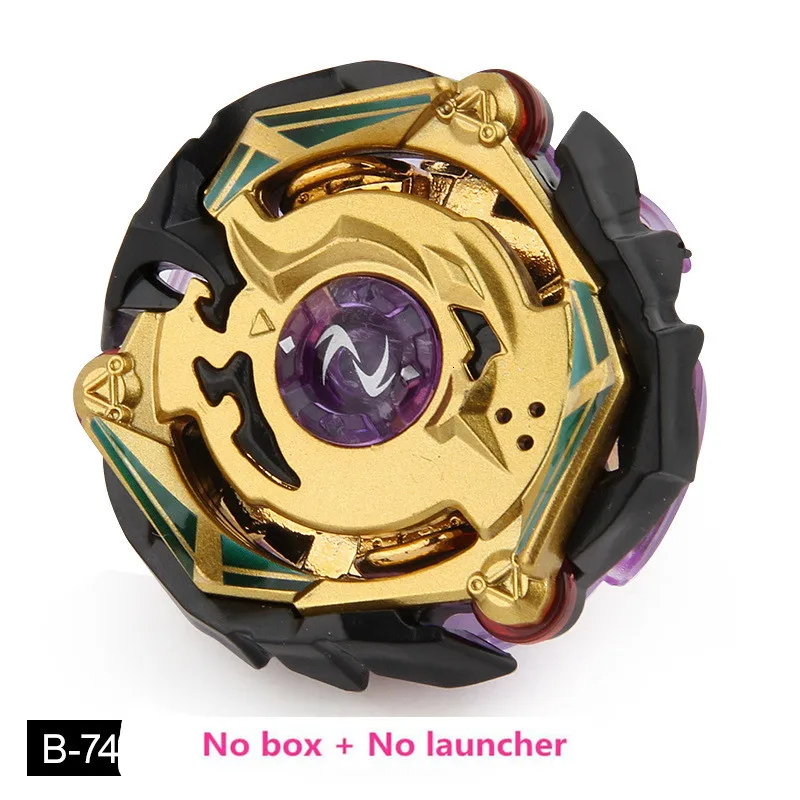 B-74G Новая золотая серия, все модели пусковых устройств Beyblade Burst, игрушки GT Burst, Арена, металл, Бог, фафнир, волчок, Bey Blade, лопасти, игрушки - Цвет: B-74G