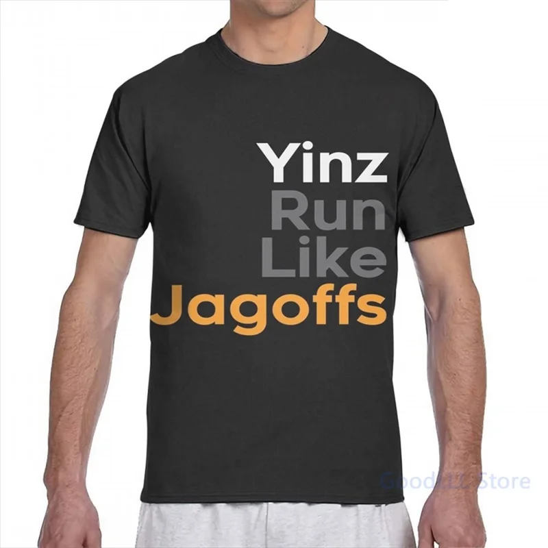 Yinz Run Like Jagoffs Мужская футболка женская модная с принтом для девочек топы мальчиков