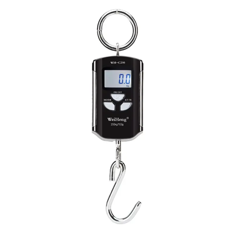 200 кг 400lb мини крановые весы сверхмощные Цифровые Висячие весы lcd с подсветкой