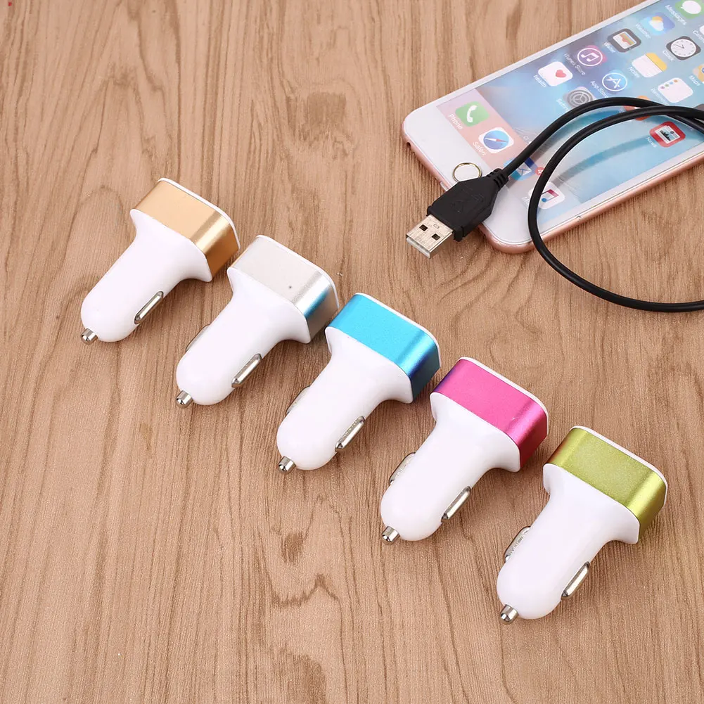 Автомобильное зарядное устройство для прикуривателя с двумя портами USB и 3