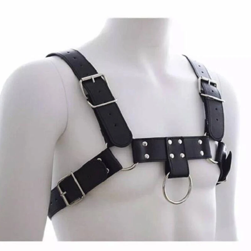 Новинка мужское нижнее белье кожаные ремни мужские регулируемый фетиш одежда