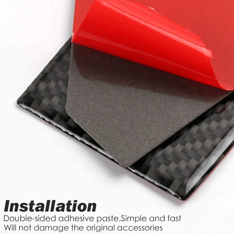 

Carbon Fiber Front Passenger Dashboard Moulding Frame Sticker,Side Vent Decoration Parts,for Mustang 2009-2013