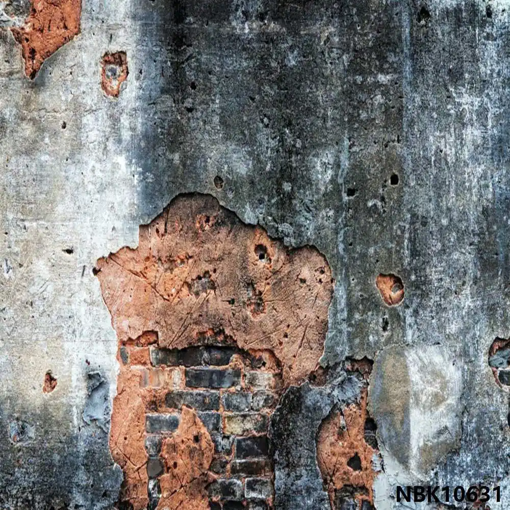 Laeacco Old Cement Brick Wall Backdrops Solid Color Grunge Portrait Photography Backgrounds Baby Newborn Photophone Photo Studio |