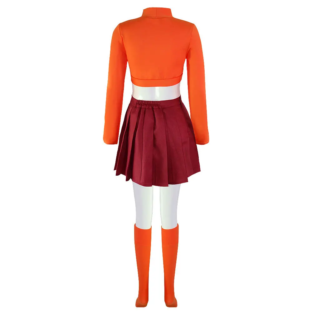 Новый костюм для косплея Scooby-Doo Velma модель персонажа из фильма женщин и девушек |