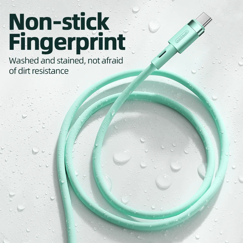 

USB Type C Cable For Samsung S20 Plus Liquid Silicone Cable USB C 3A Fast Charging For Huawei P30 Xiaomi USB-C Charger Wire