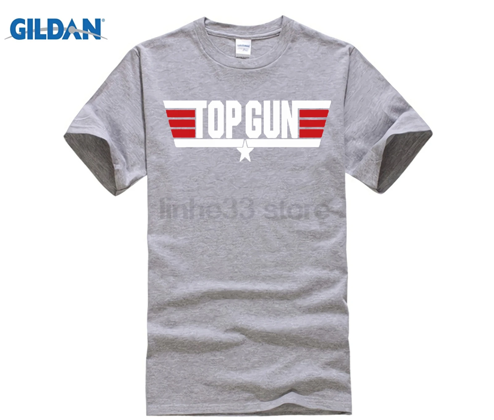 Для мужчин футболка Самые низкие цены 100% хлопок топ пистолет Maverick фильм 80 летчик