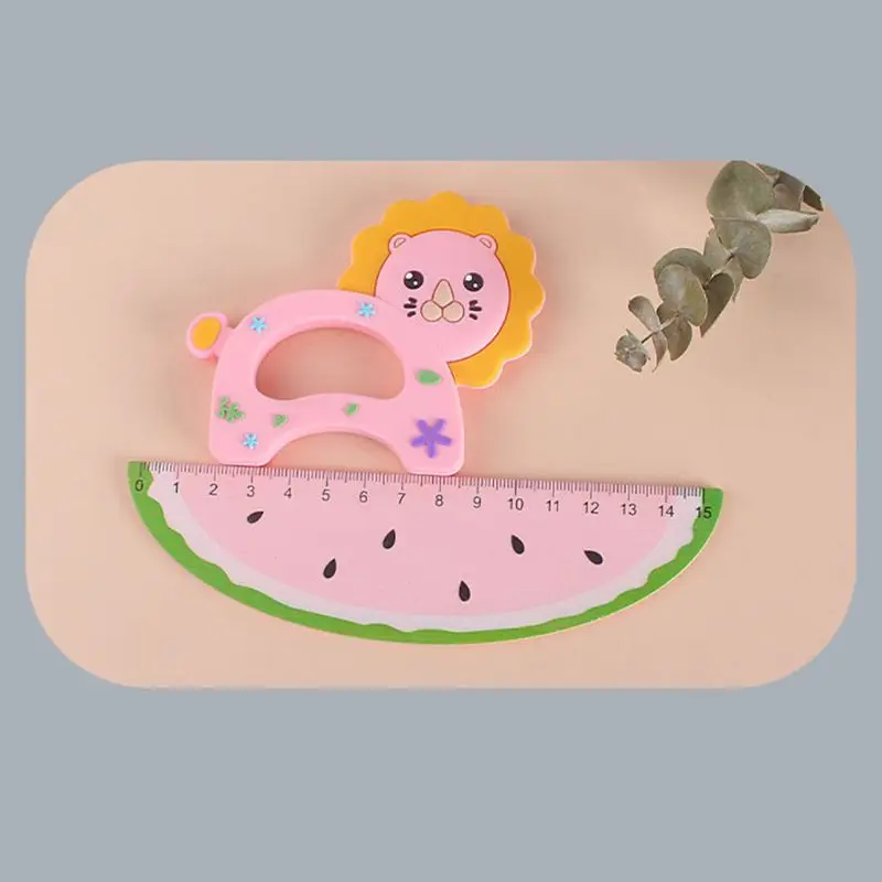 

Cute Cartoon Lion Baby Silicone Teether Newborn Infant Molar Beads Toddler Chewing Teething Bite Toy