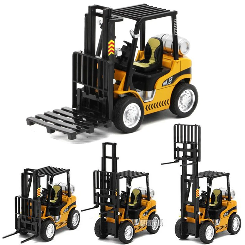 1/24 весы 14 5 см Fork Lift Truck инженерная конструкция литой Сплав модель игрушки W поддон