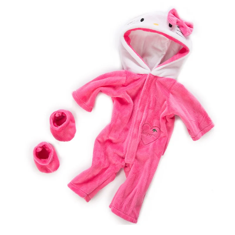 Подходит для детей 18 дюймов 43 см одежда новорожденных аксессуары розовый синий