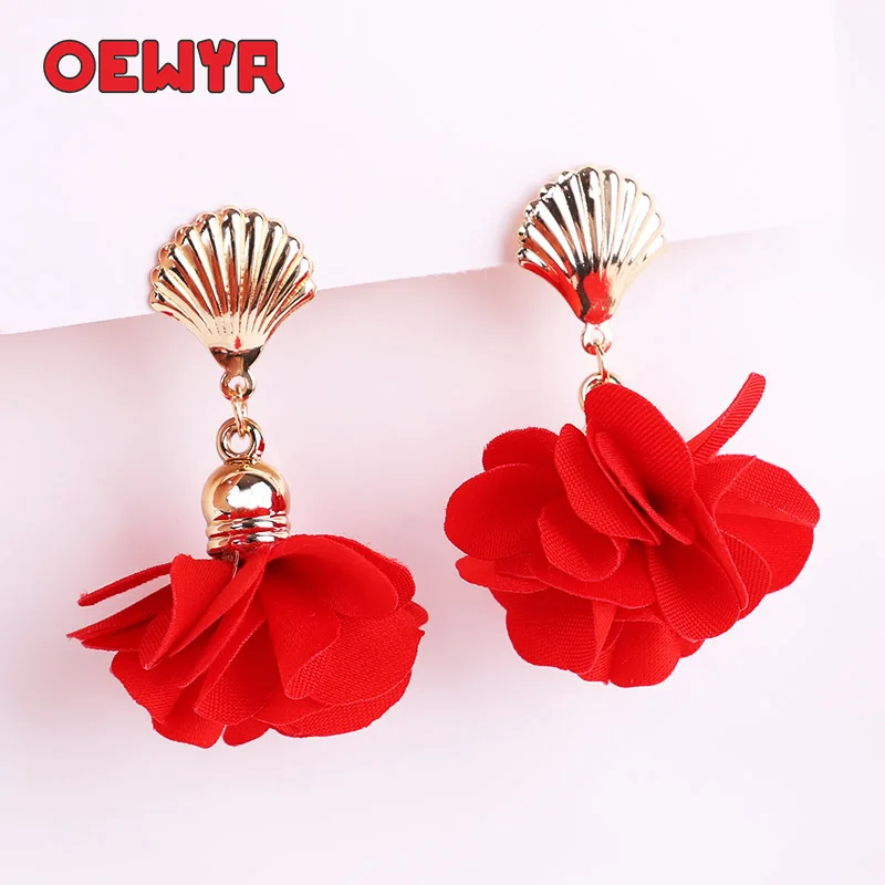 Популярные серьги для женщин в виде морских ракушек эффектные модные ювелирные