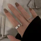 Кольцо женское на указательный палец, с римскими цифрами