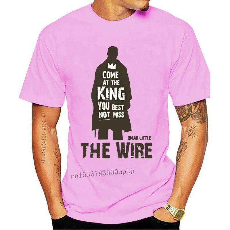 

Забавная футболка The wire Come at the king you best, Мужская футболка