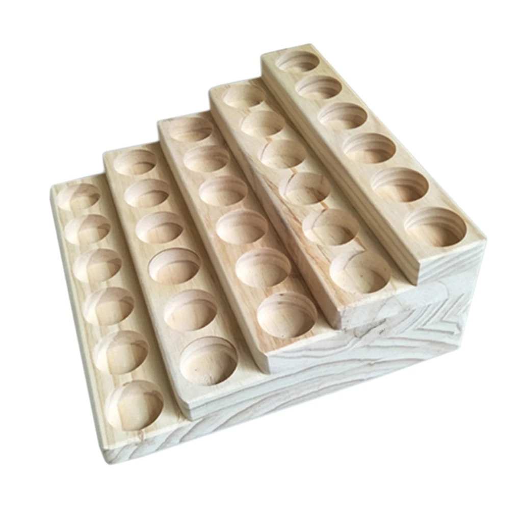 5 ярусный деревянный Эфирное Масла для хранения организатор Дисплей стенды