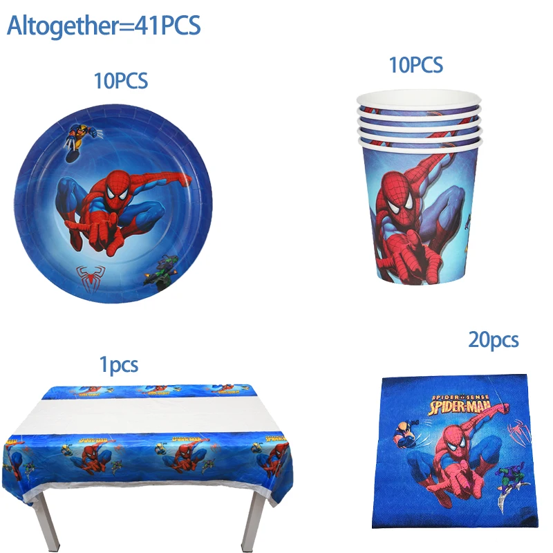 Набор аксессуаров для украшения Человек-паук | Дом и сад