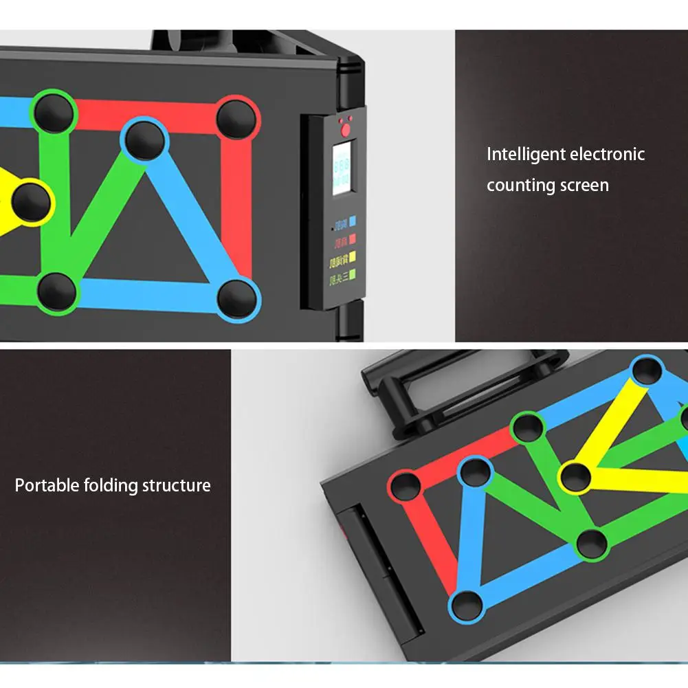 

Push-up Bracket Fitness Equipment Home Chest Muscle Training Exercise Bracket Multi-function Pull Rope Training Board