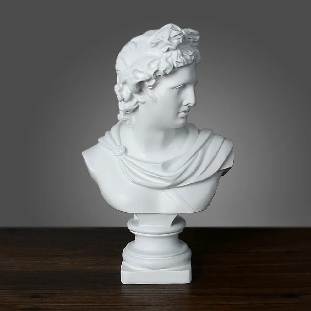 

Drawing Modern Nordic Art Sculpture Human Head Statues David statue Sculpture House Ornaments Decoration Gardens Bedroon Decor