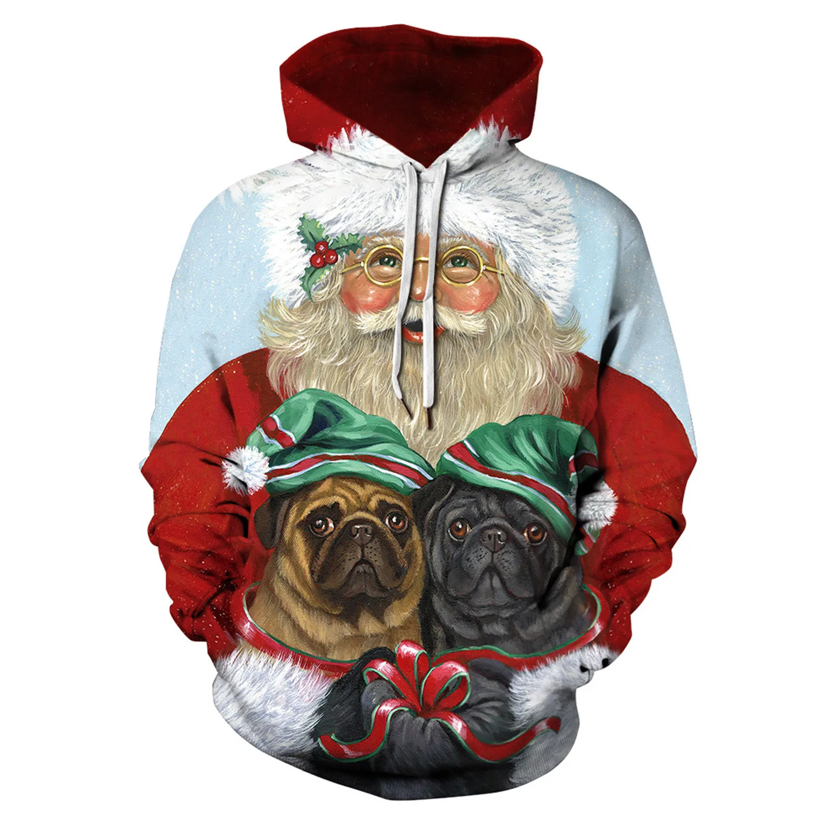 

hot Christmas sweatshirt women Couple clothes 3D Pets Printed Pullover oversized hoodie Sweatshirt Christmas sudaderas