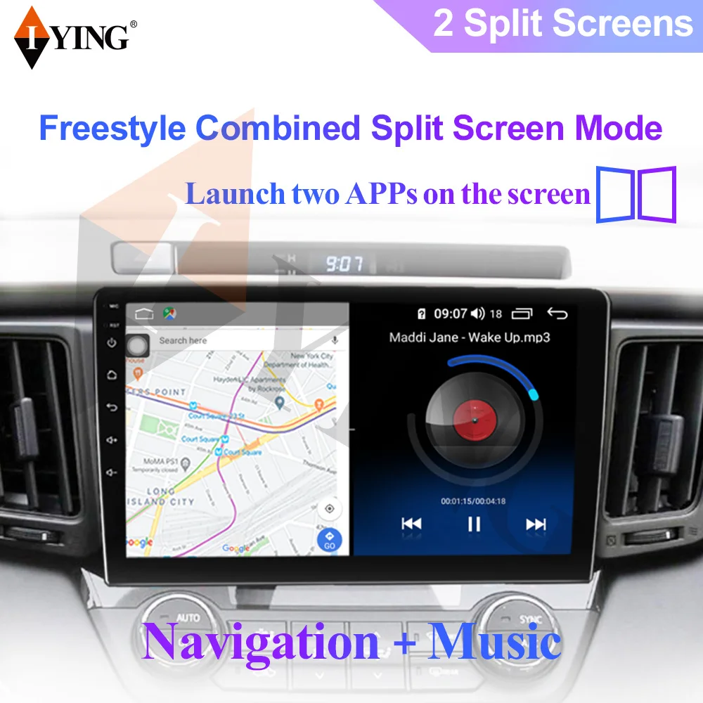 Автомагнитола IYING для Toyota Corolla мультимедийный видеоплеер GPS-навигатор DSP Android 10 11