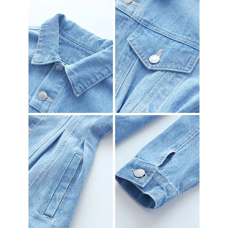 Осенне зимнее женское джинсовое платье Voobuyla с отложным воротником и длинным