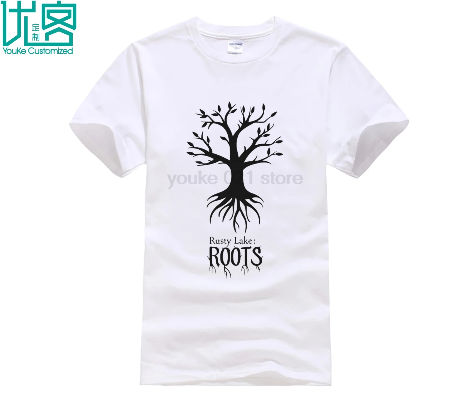 Rusty Lake Roots Games модная футболка мужская флок печать индивидуального логотипа