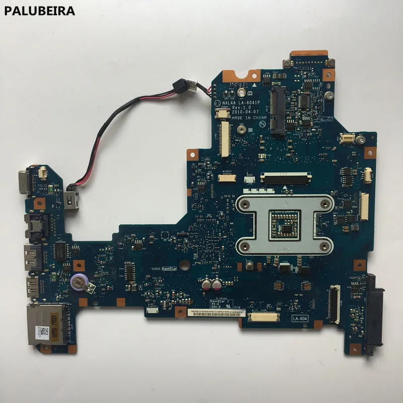 PALUBEIRA для Toshiba L670 L675 Материнская плата ноутбука K000103760 NALAA LA-6041P HM55 DDR3 материнская 100%