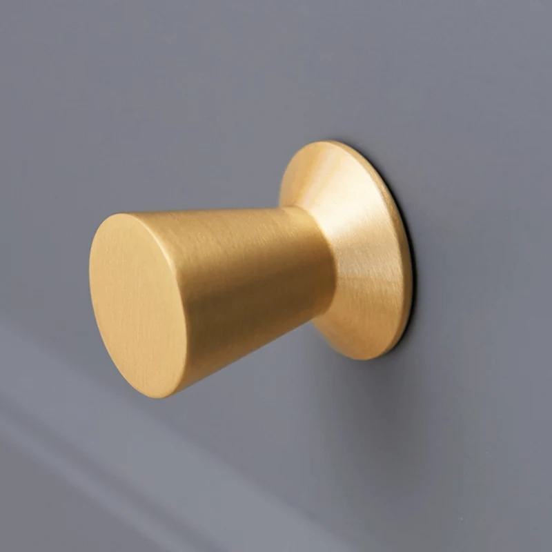 

Kitchen Cabinet Knobs And Handles Gold Brass Furniture Knobs Drawer Dresser Wardrobe Door Pulls Handles-4Pack