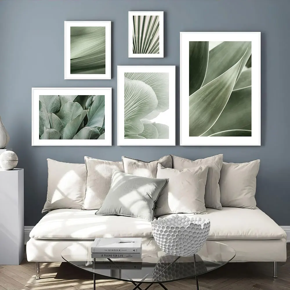 

Tropical Palm Leaves Poster Banana Leaf Canvas Painting Botanical On The Wall Art Print Modern Picture For Living Room HomeDecor