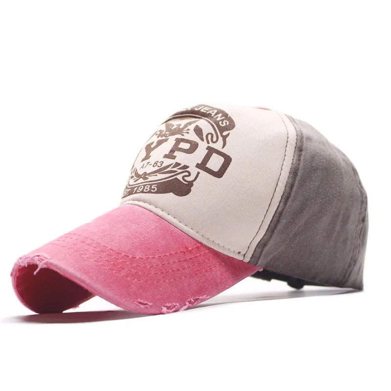 Spring Autumn Baseball Cap Hip-Hop Fun Nypd Print Wild Caps Solid Color Men's Outdoor Casual Hat