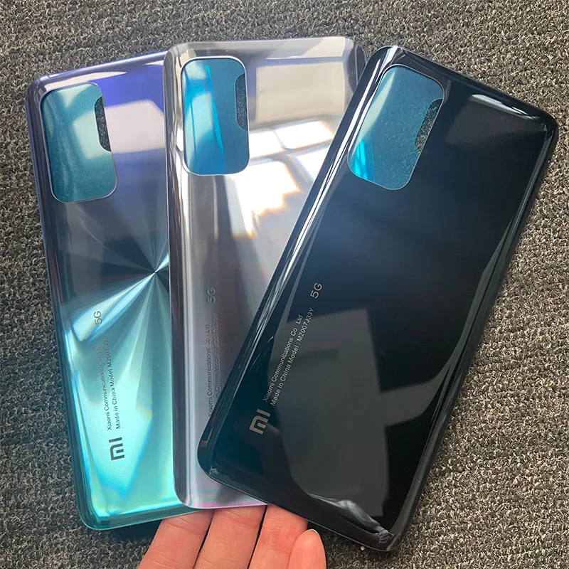 Крышка аккумулятора 6 67 дюйма для Xiaomi Mi 10T Pro 5G Задняя стеклянная панель задняя