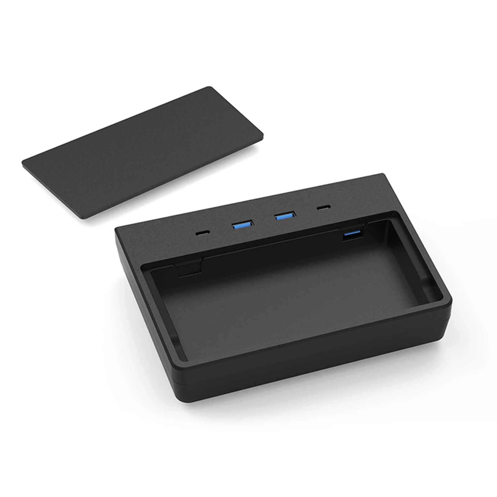 

For Tesla Model 3 Wireless Charging Pad USB Hub 5/6 Ports SSD Disk Sticks Center Console Kit Memory Storage Accessories Tesla