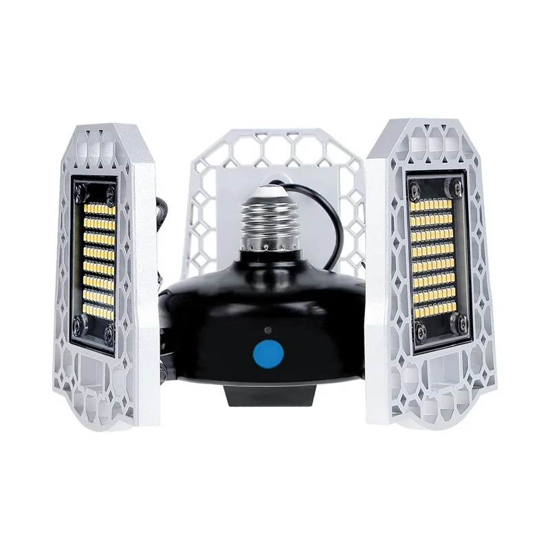 OUFULA LED Garage Lamp Deformed Light Induction Waterproof Folding Suitable For Workshop Warehouse Factory | Лампы и освещение
