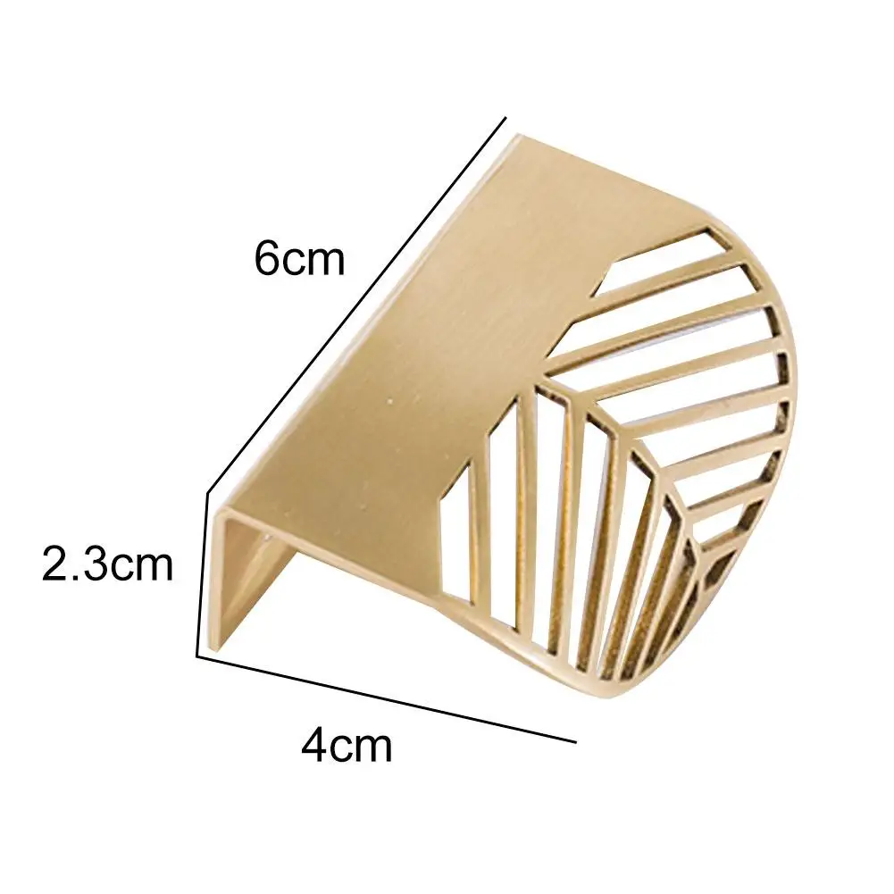 

Leaf Shape Furniture Wardrobe Drawer Pull Knob Brass Golden Door Handle Drawer Pull Brass Door Handle Hardware Pulls Bar Handle