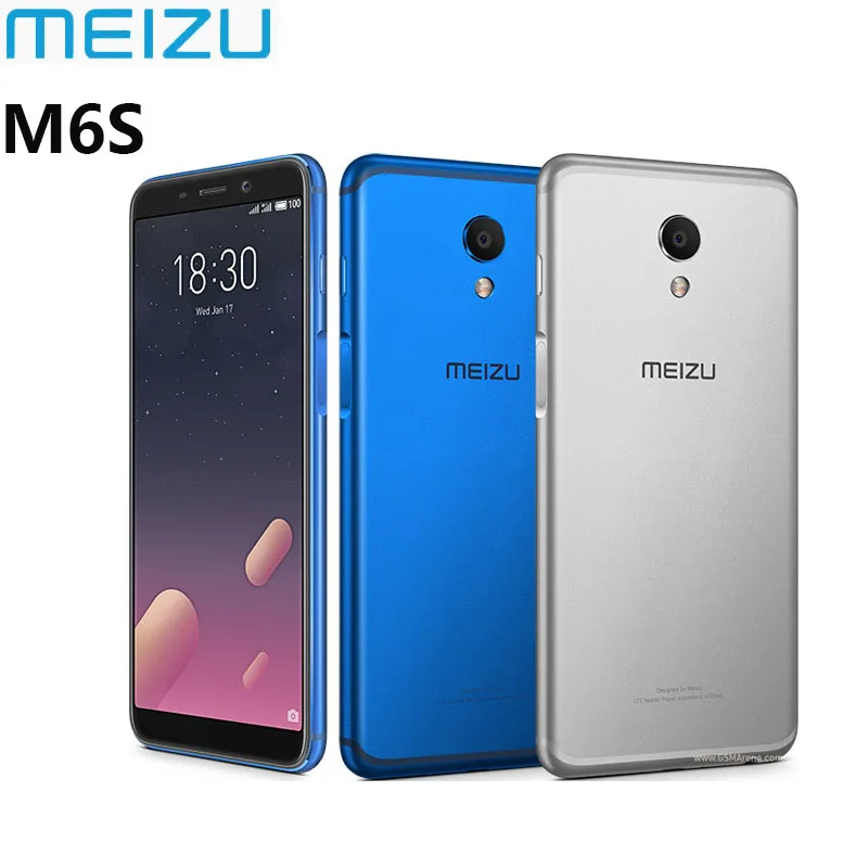 

98% new Meizu M6S 3GB 32GB 5.7 inç ekran küresel sürümü çift kamera android telefon cep telefonu