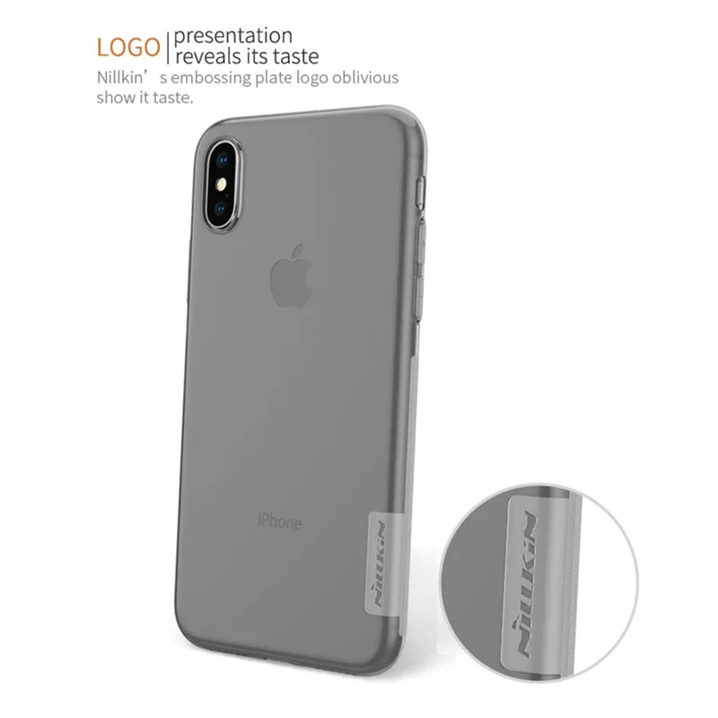 Nillkin натуральный ТПУ чехол для iPhone Xs Max прозрачный мягкий кремний противоударный задний Чехол для iPhone X XRPhone Корпус чехол capa