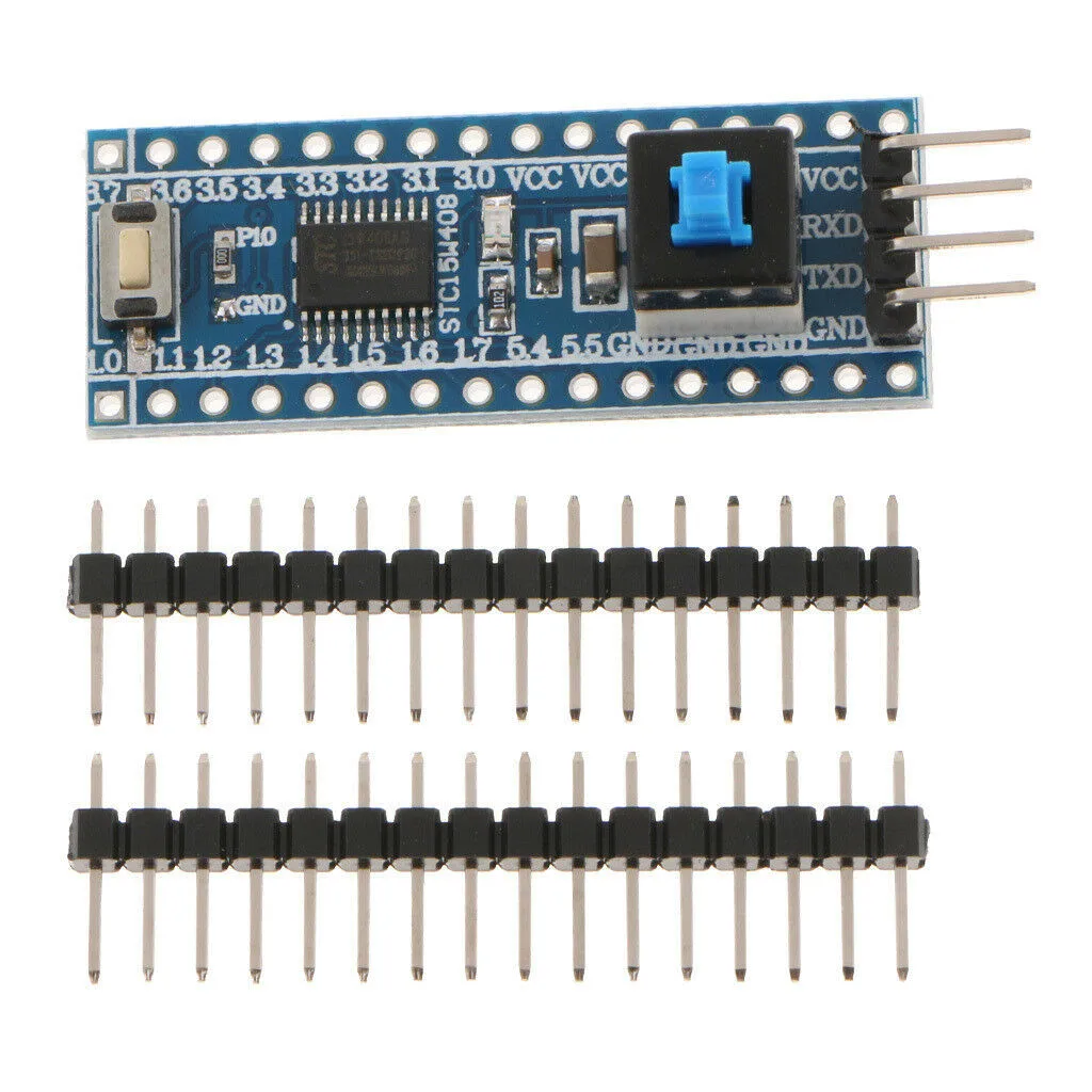 Развитие обучения STC15W408AS запасные части платы с одним чипом контактным разъемом |