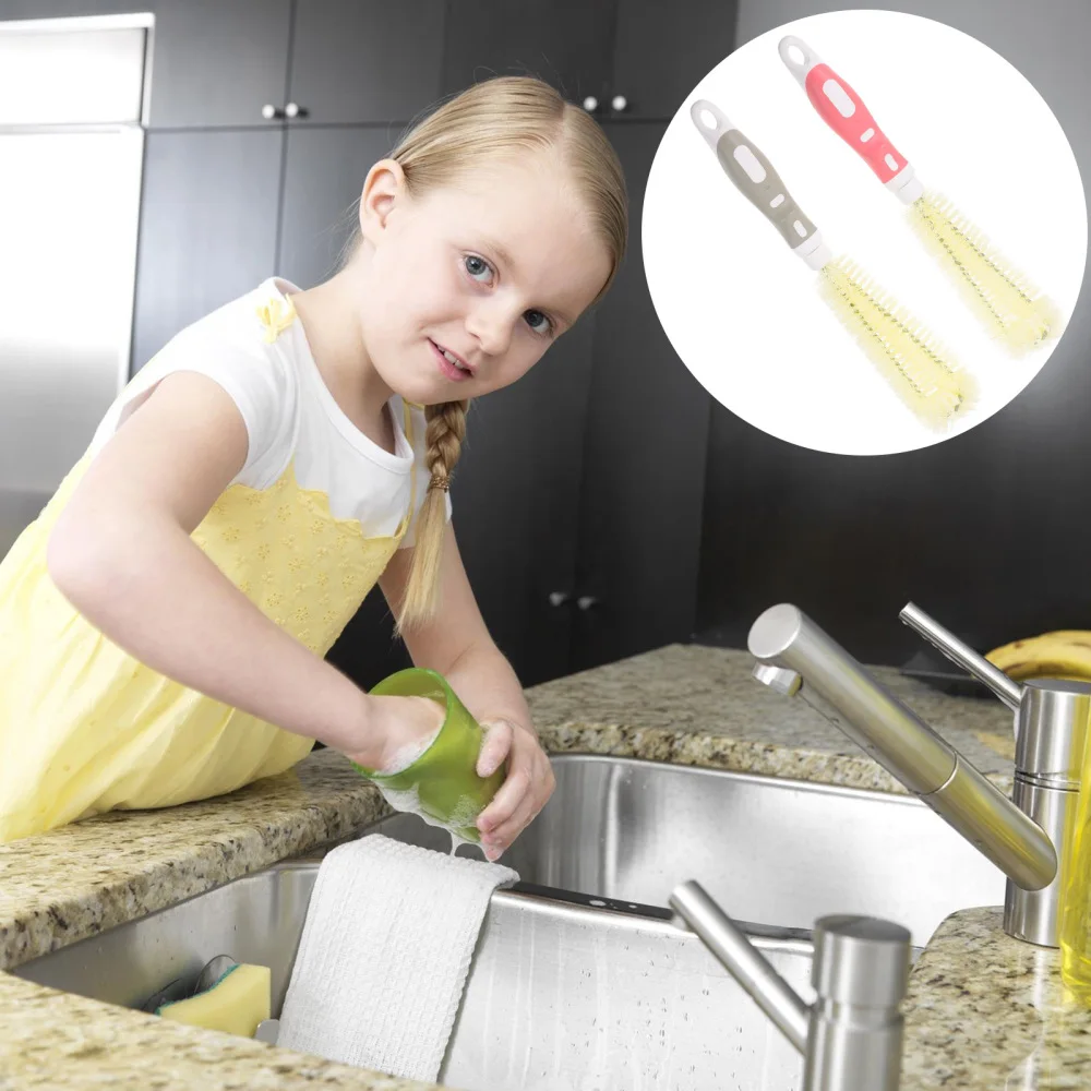 

2pcs Bottle Brushes Long Water Bottle Cleaning Brushes Kitchen Brushes