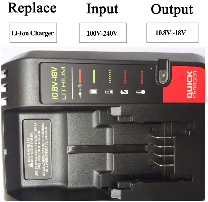 Сменное зарядное устройство 10 8 20 в литий ионная батарея LB20 LBXR20 PCC692L для Black Decker Для