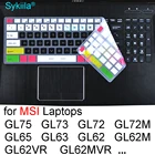 Чехол для клавиатуры MSI GL75 GL73 GL72 GL72M GL65 GL63 GL62MVR GL62M GL62VR GL62, прозрачный защитный чехол для игрового ноутбука 17 17,3