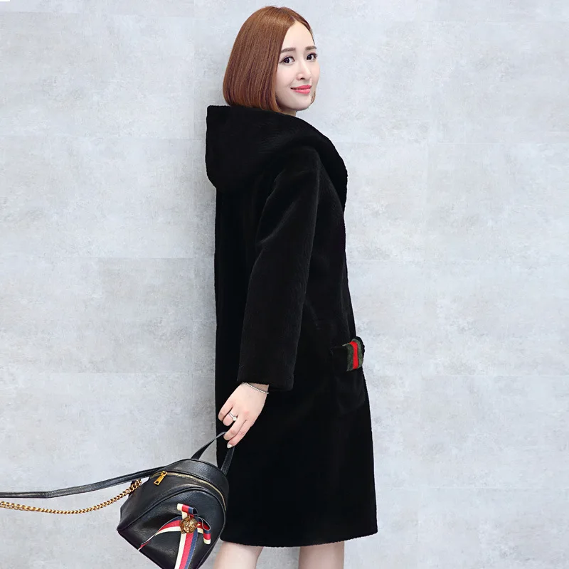 

Шерстяное пальто из французского мутона 2020, Женская куртка, меховое пальто, шерстяное пальто, женские зимние куртки, женские меховые пальто ...