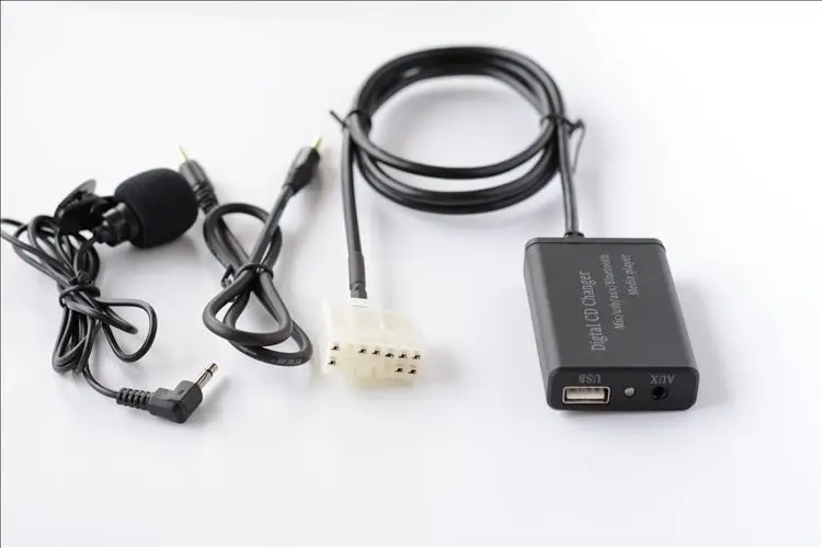 USB AUX Bluetooth Автомобильный цифровой музыкальный Cd адаптер для Toyota(5+ 7) Pin Camry Corolla Lexus RAV4 Yaris