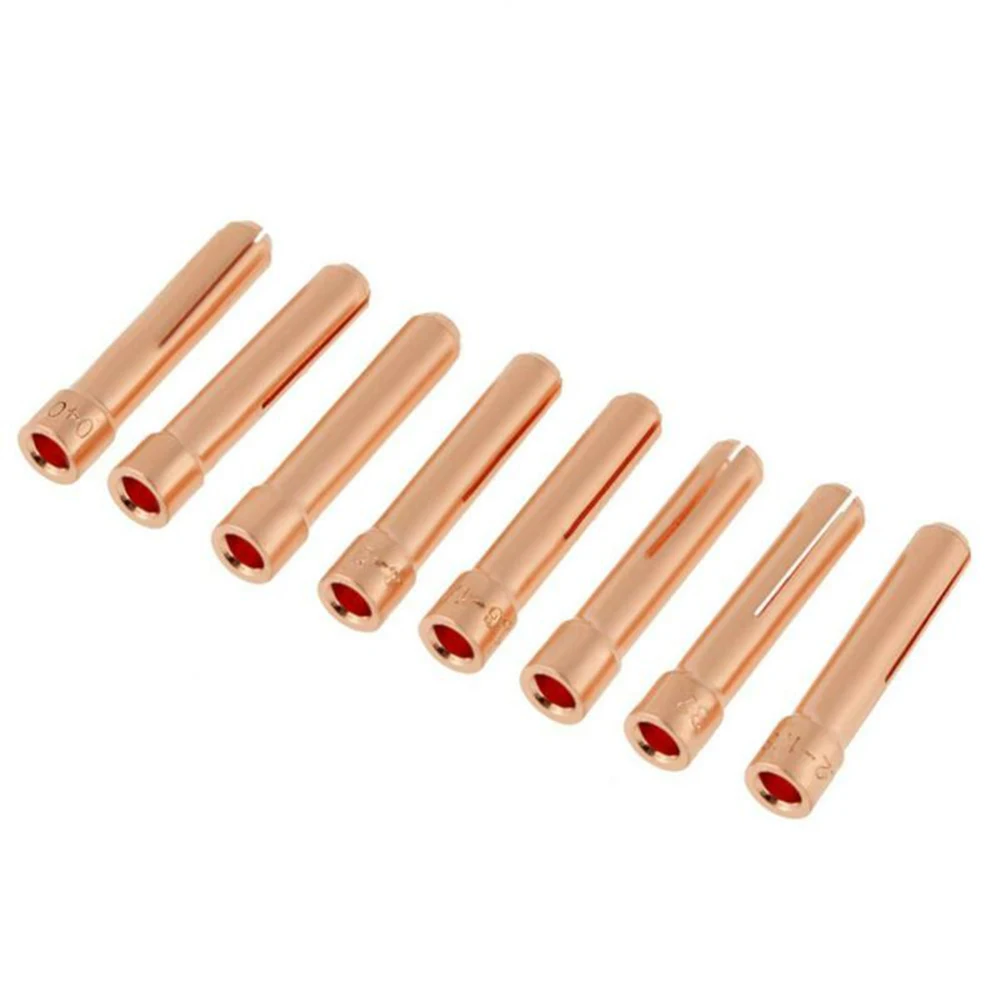

49PCS Welding Accessories Alumina Nozzles Collets For WP-17 / 18/26 Gas Lens